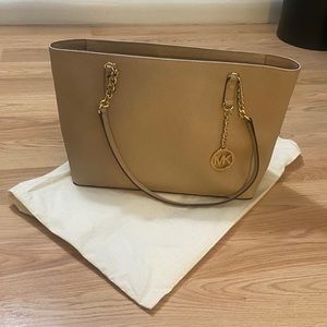 Beige Michael Kors Tote